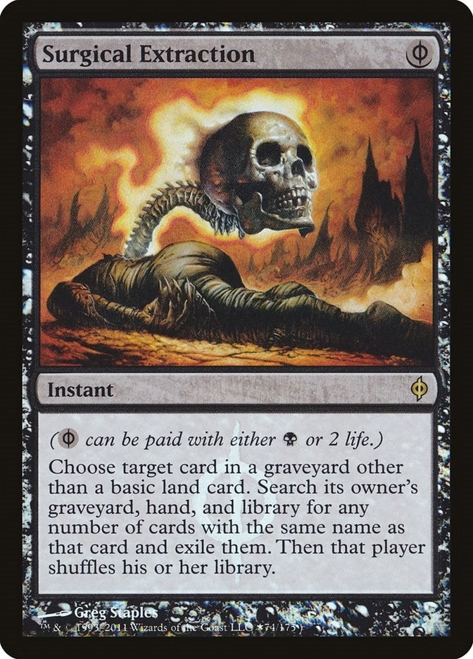 Image for Surgical Extraction (74) [Buy-A-Box Promos] - Magic: The Gathering