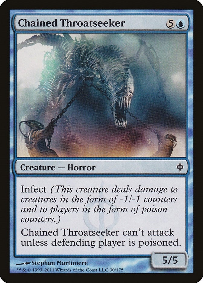 Image for Chained Throatseeker (30) [New Phyrexia] - Magic: The Gathering