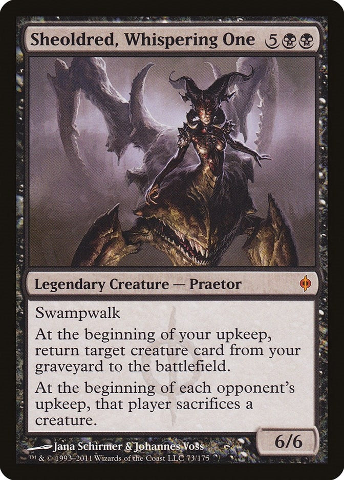 Image for Sheoldred, Whispering One (73) [New Phyrexia] - Magic: The Gathering