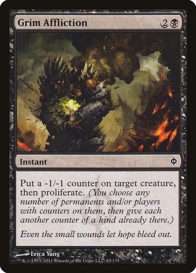 Image for Grim Affliction (63) [New Phyrexia] - Magic: The Gathering