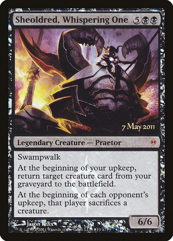 Image for Sheoldred, Whispering One (73) [Prerelease Cards] - Magic: The Gathering