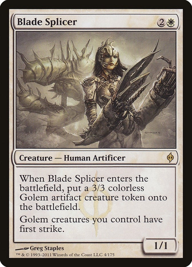 Image for Blade Splicer (4) [New Phyrexia] - Magic: The Gathering