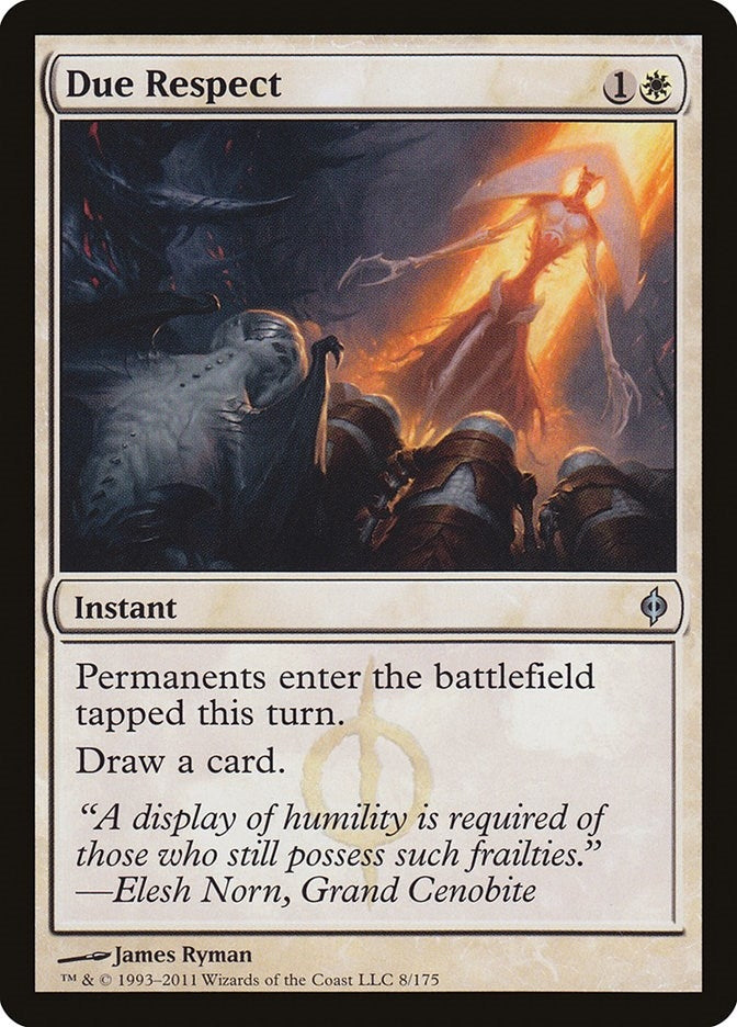Image for Due Respect (8) [New Phyrexia] - Magic: The Gathering