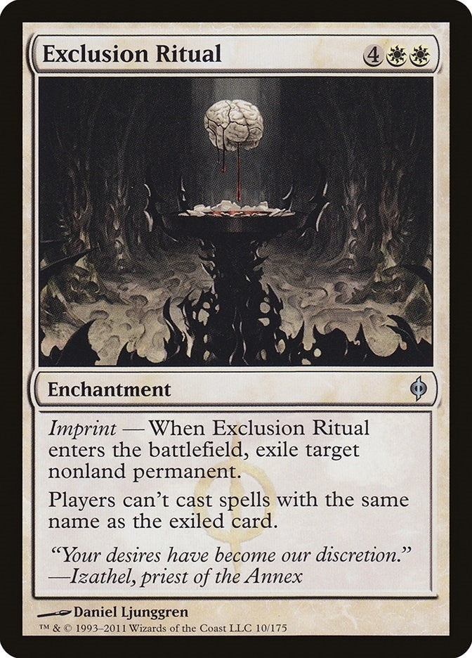 Image for Exclusion Ritual (10) [New Phyrexia] - Magic: The Gathering