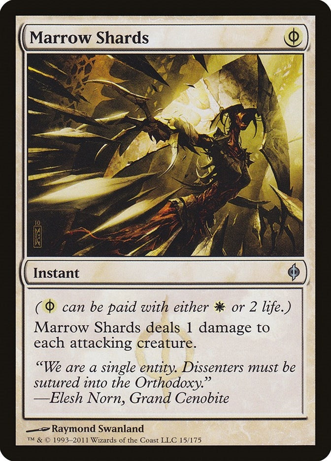 Image for Marrow Shards (15) [New Phyrexia] - Magic: The Gathering
