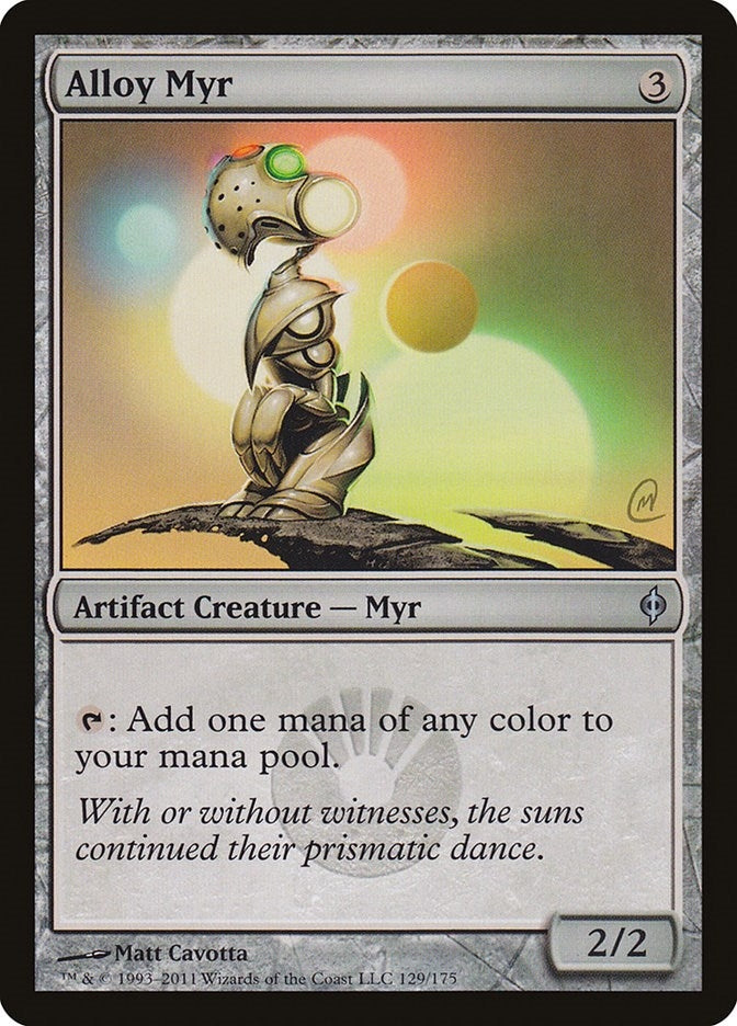 Image for Alloy Myr (129) [New Phyrexia] - Magic: The Gathering