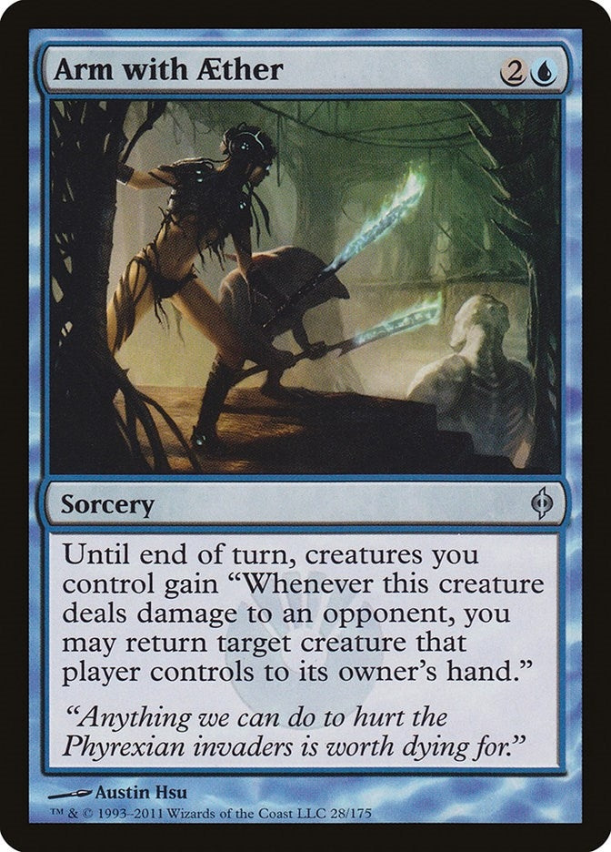 Image for Arm with Aether (28) [New Phyrexia] - Magic: The Gathering