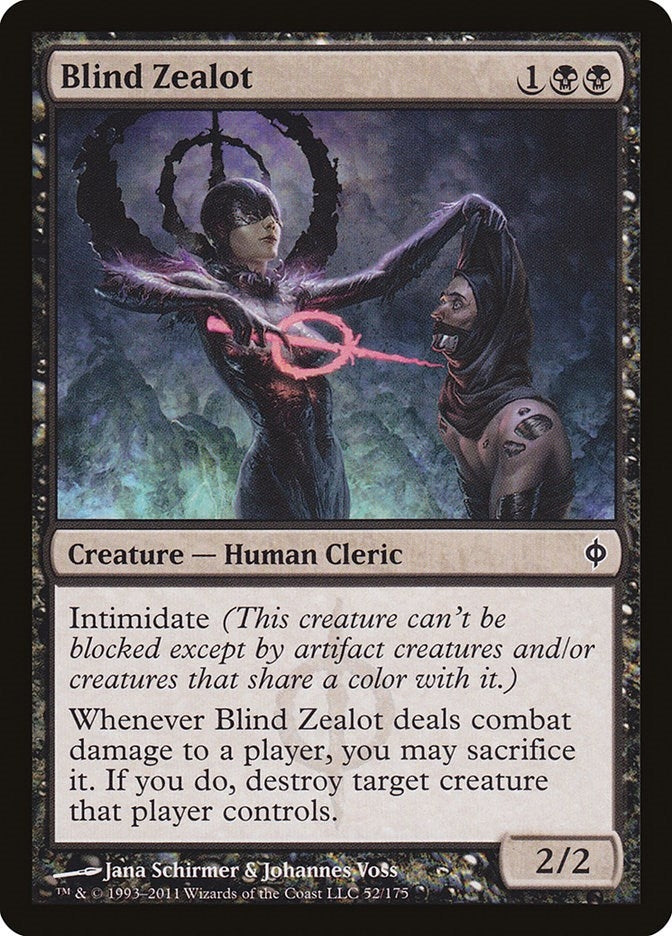 Image for Blind Zealot (52) [New Phyrexia] - Magic: The Gathering