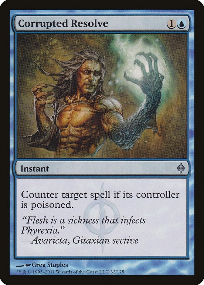 Image for Corrupted Resolve (32) [New Phyrexia] - Magic: The Gathering