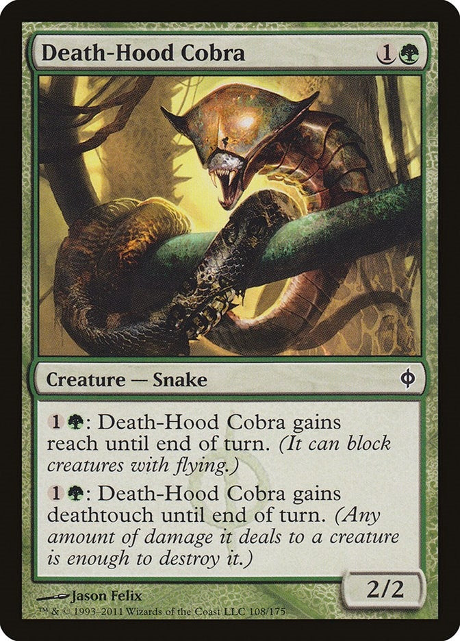 Image for Death-Hood Cobra (108) [New Phyrexia] - Magic: The Gathering