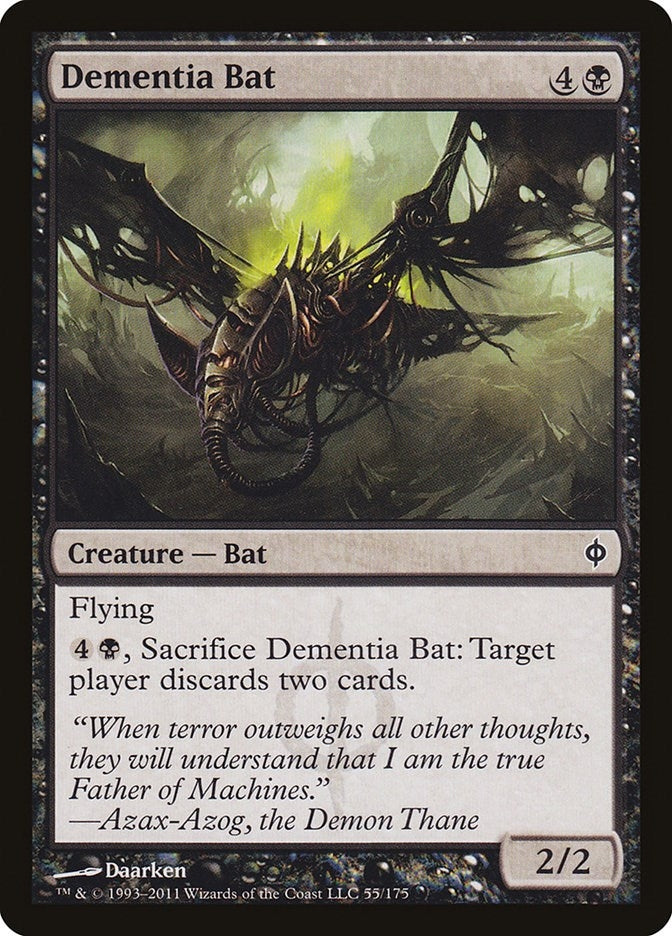 Image for Dementia Bat (55) [New Phyrexia] - Magic: The Gathering