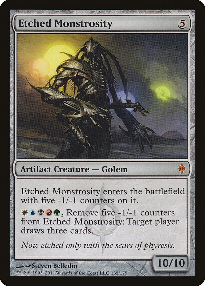 Image for Etched Monstrosity (135) [New Phyrexia] - Magic: The Gathering
