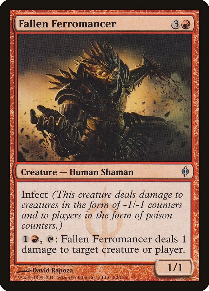 Image for Fallen Ferromancer (82) [New Phyrexia] - Magic: The Gathering