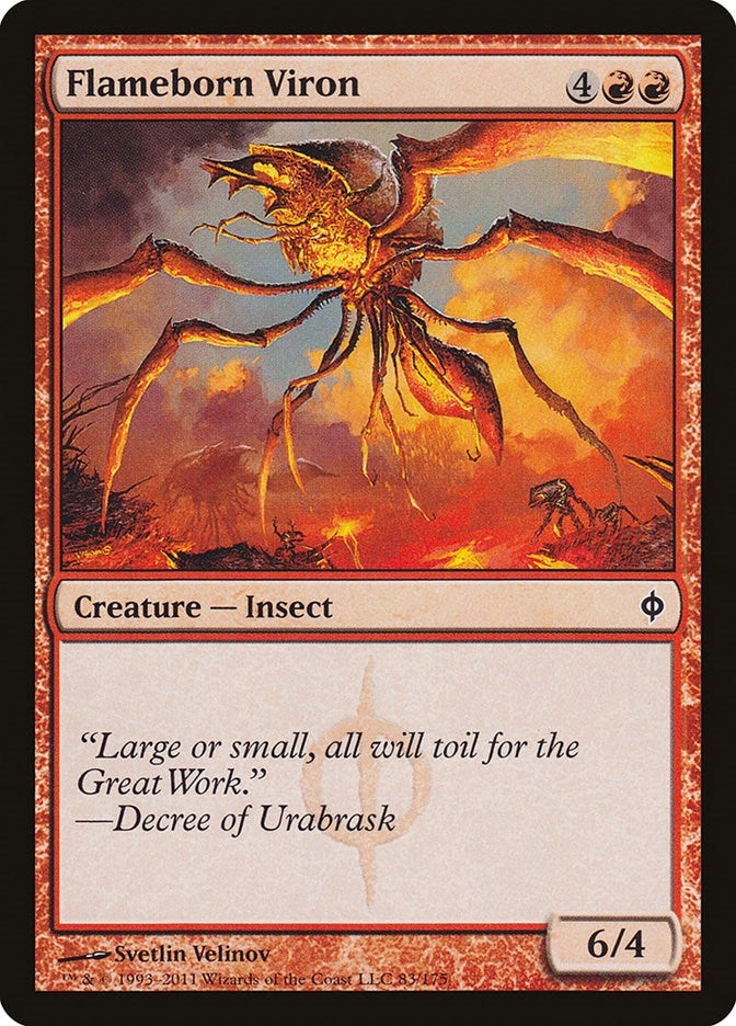 Image for Flameborn Viron (83) [New Phyrexia] - Magic: The Gathering