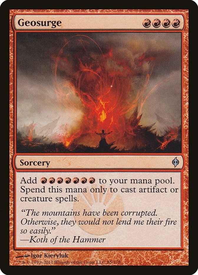 Image for Geosurge (85) [New Phyrexia] - Magic: The Gathering