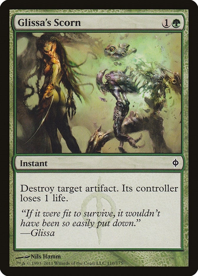 Image for Glissa's Scorn (110) [New Phyrexia] - Magic: The Gathering