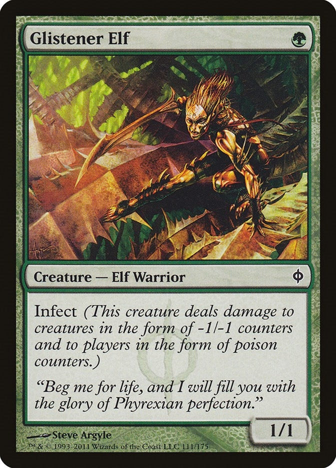 Image for Glistener Elf (111) [New Phyrexia] - Magic: The Gathering