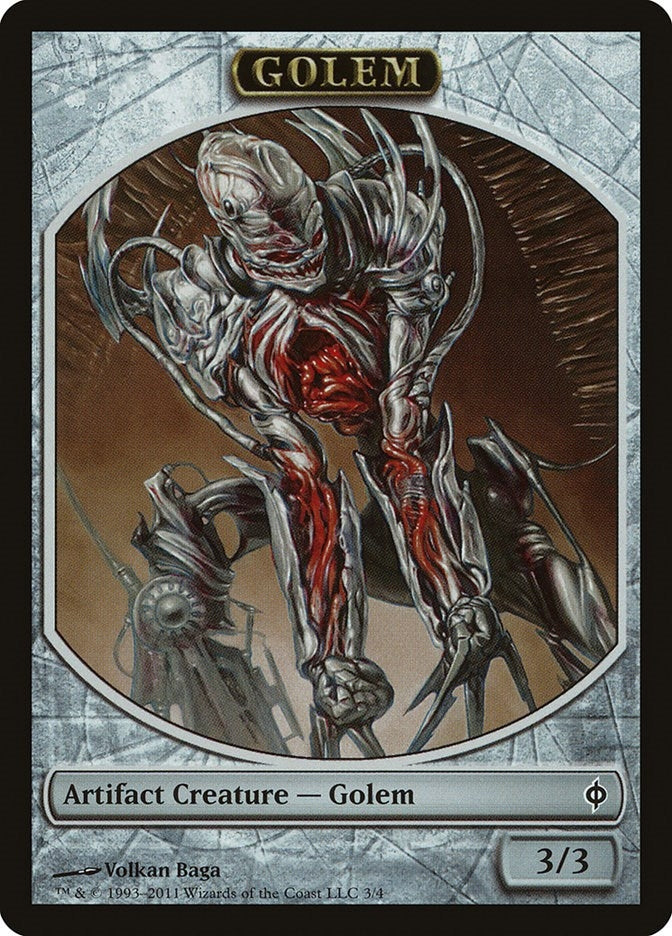Image for Golem Token (3) [New Phyrexia] - Magic: The Gathering