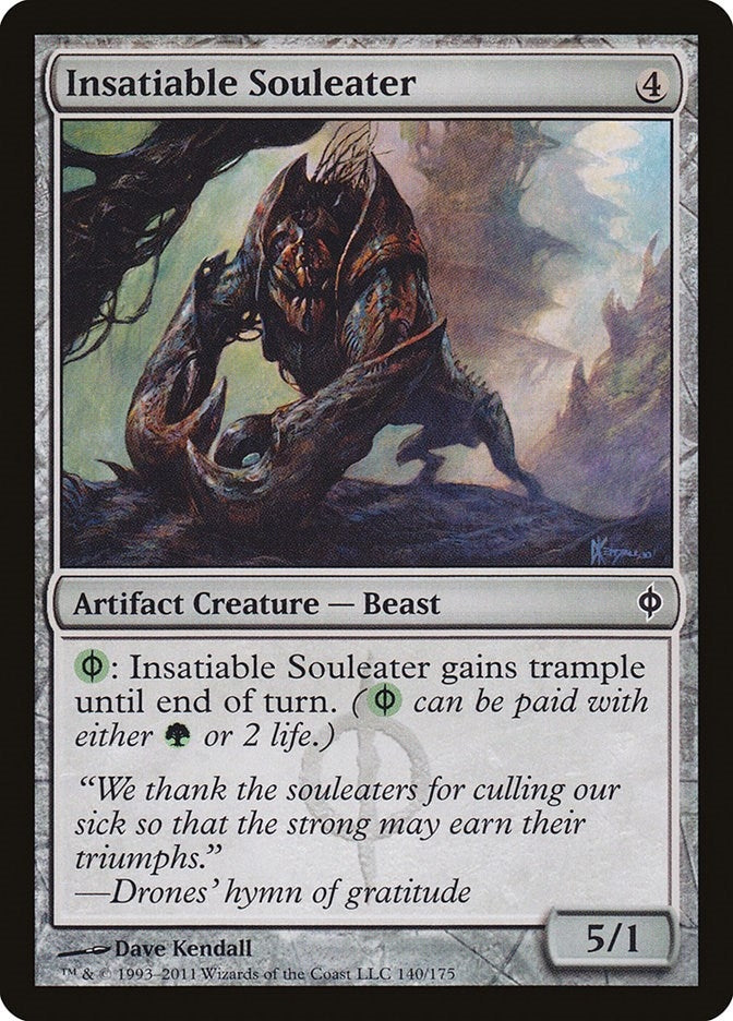 Image for Insatiable Souleater (140) [New Phyrexia] - Magic: The Gathering