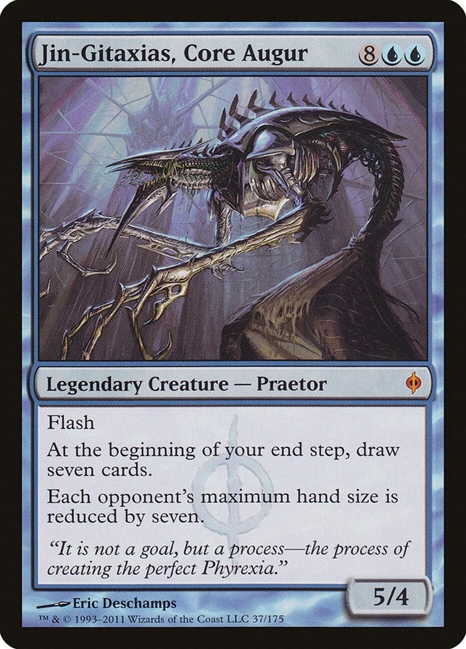 Image for Jin-Gitaxias, Core Augur (37) [New Phyrexia] - Magic: The Gathering