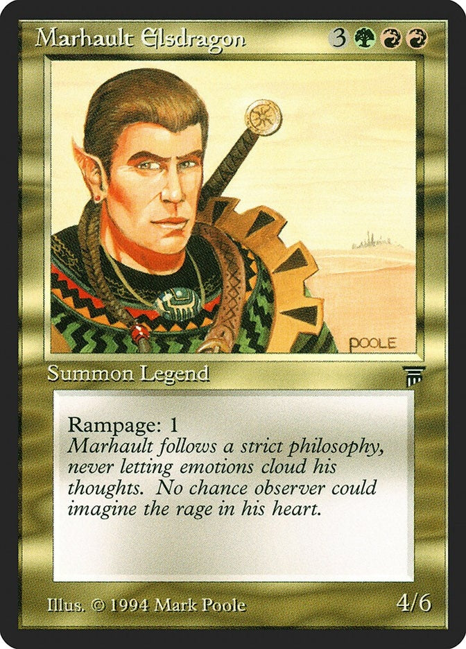 Image for Marhault Elsdragon [Legends] - Magic: The Gathering