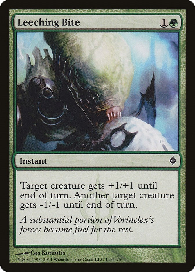 Image for Leeching Bite (113) [New Phyrexia] - Magic: The Gathering