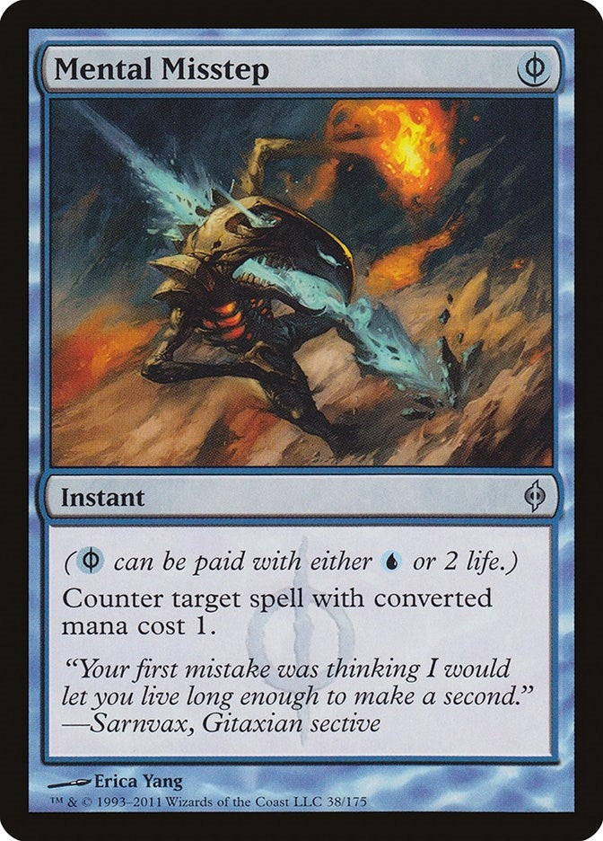 Image for Mental Misstep (38) [New Phyrexia] - Magic: The Gathering