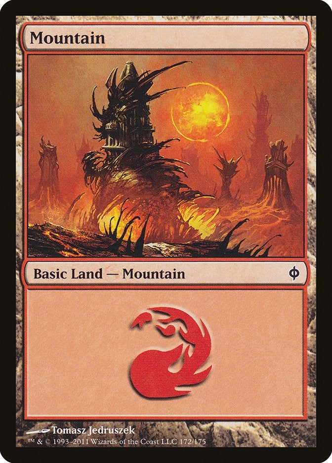 Image for Mountain (172) (172) [New Phyrexia] - Magic: The Gathering