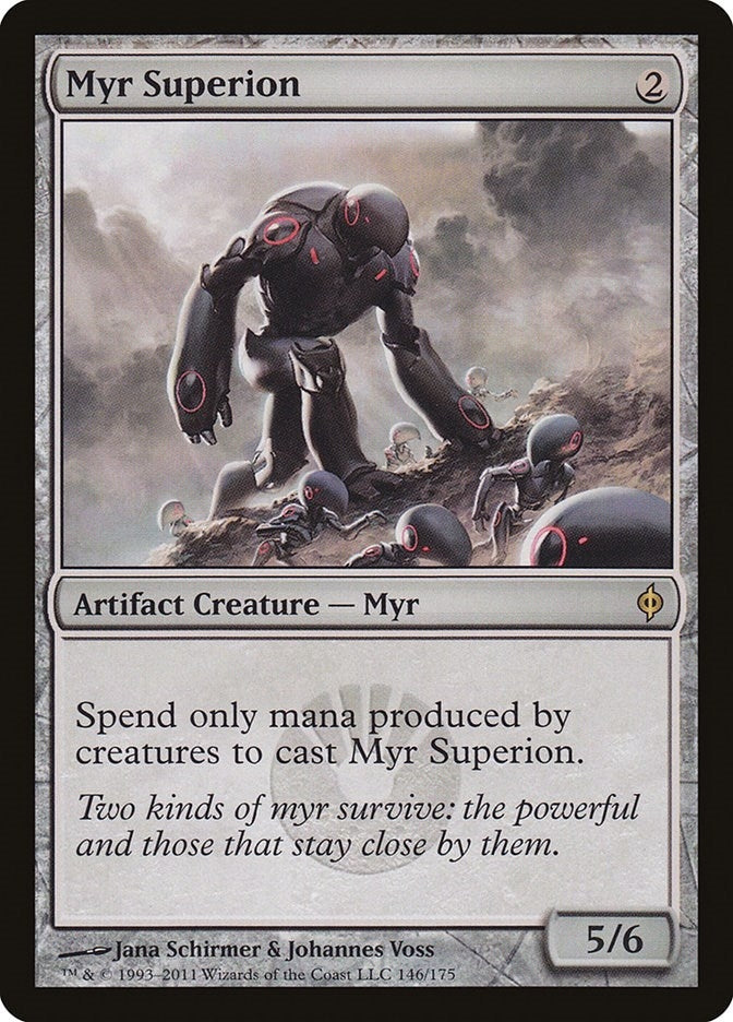 Image for Myr Superion (146) [New Phyrexia] - Magic: The Gathering