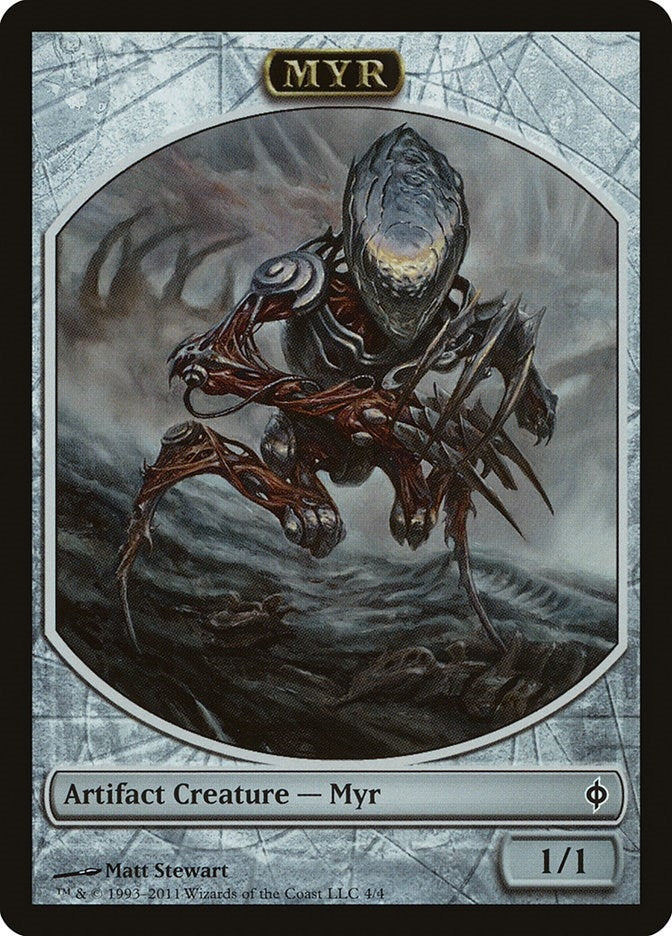 Image for Myr Token (4) [New Phyrexia] - Magic: The Gathering