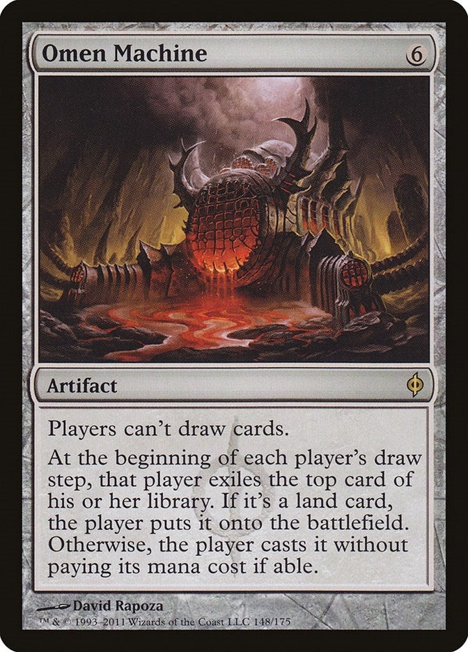 Image for Omen Machine (148) [New Phyrexia] - Magic: The Gathering