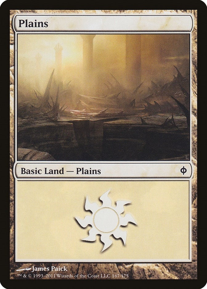 Image for Plains (167) (167) [New Phyrexia] - Magic: The Gathering