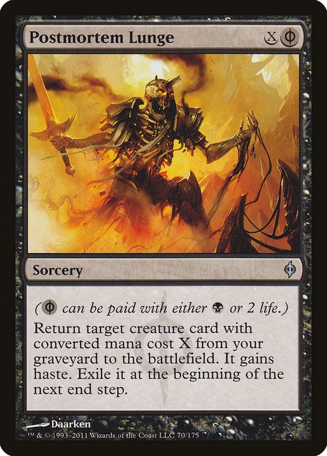 Image for Postmortem Lunge (70) [New Phyrexia] - Magic: The Gathering
