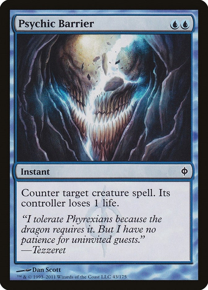 Image for Psychic Barrier (43) [New Phyrexia] - Magic: The Gathering