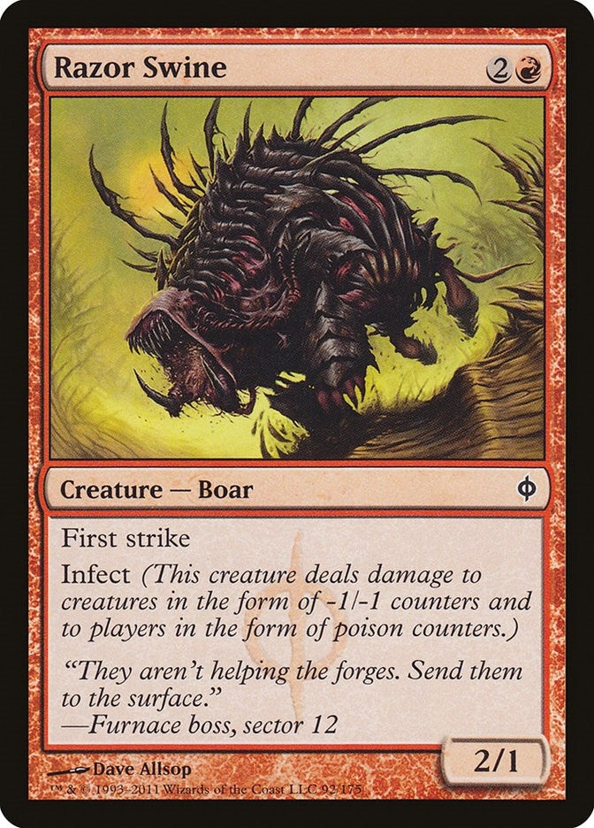 Image for Razor Swine (92) [New Phyrexia] - Magic: The Gathering