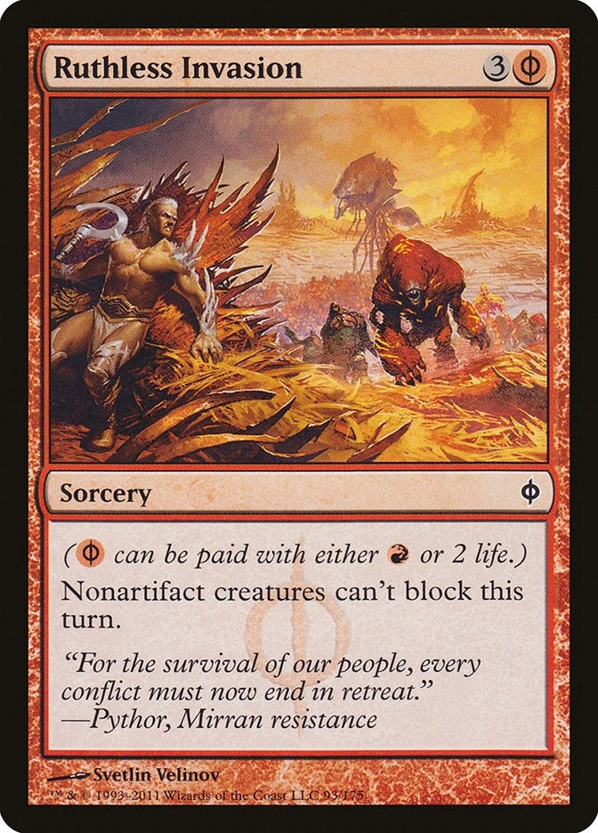 Image for Ruthless Invasion (93) [New Phyrexia] - Magic: The Gathering