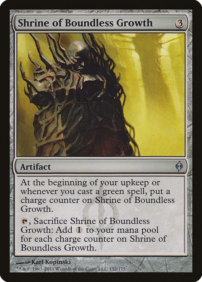 Image for Shrine of Boundless Growth (152) [New Phyrexia] - Magic: The Gathering