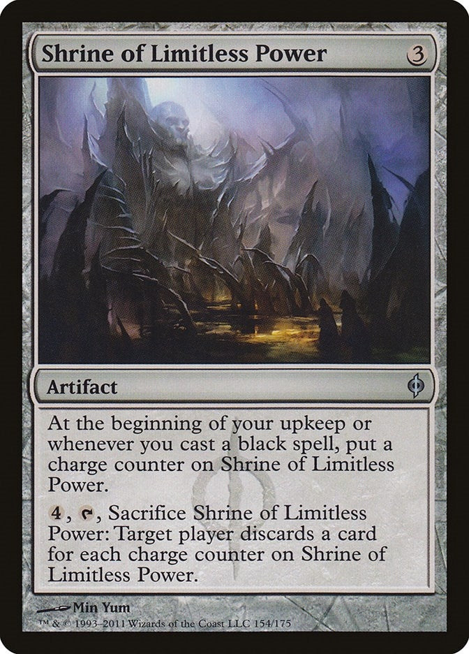 Image for Shrine of Limitless Power (154) [New Phyrexia] - Magic: The Gathering