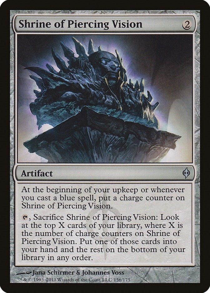 Image for Shrine of Piercing Vision (156) [New Phyrexia] - Magic: The Gathering