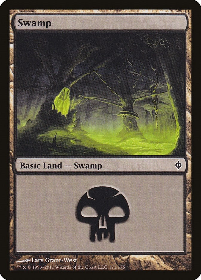 Image for Swamp (171) (171) [New Phyrexia] - Magic: The Gathering