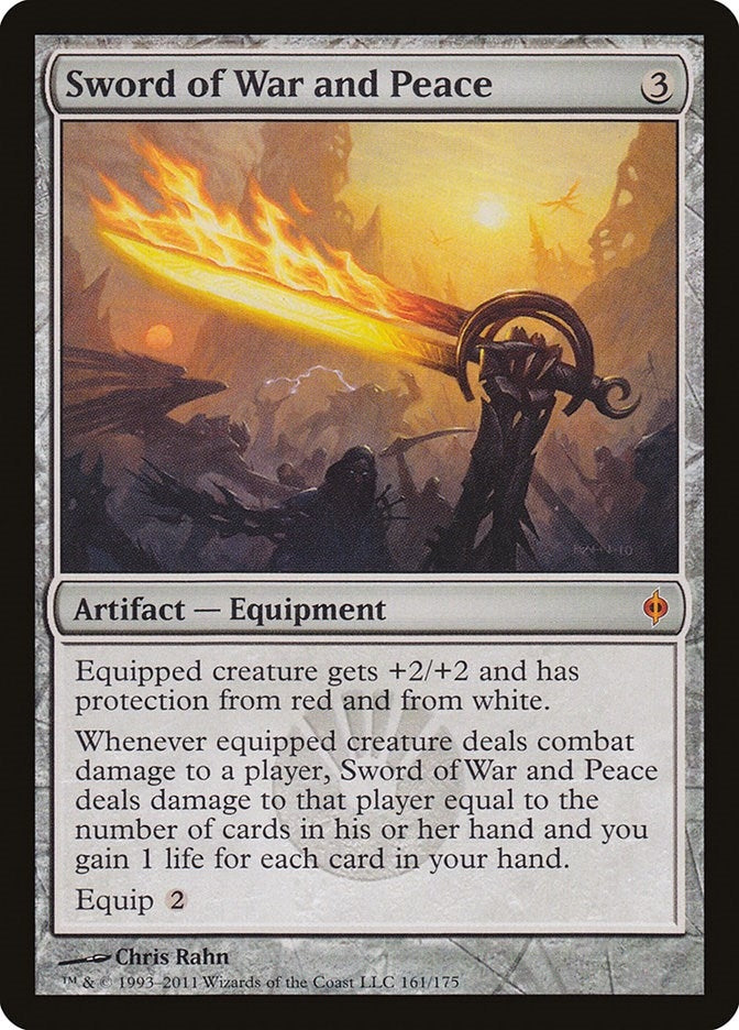 Image for Sword of War and Peace (161) [New Phyrexia] - Magic: The Gathering