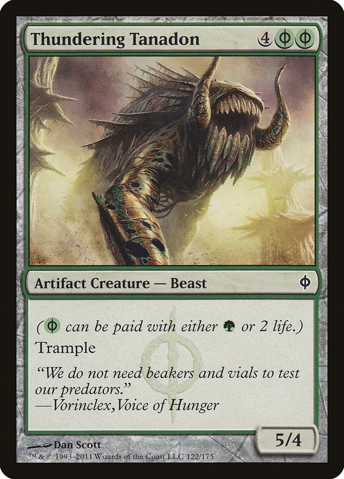 Image for Thundering Tanadon (122) [New Phyrexia] - Magic: The Gathering