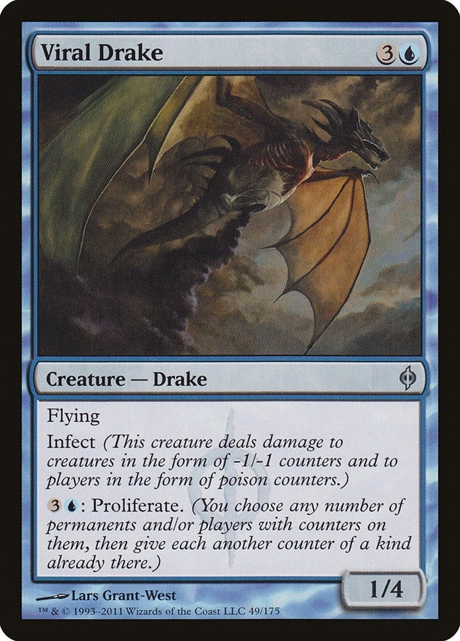 Image for Viral Drake (49) [New Phyrexia] - Magic: The Gathering
