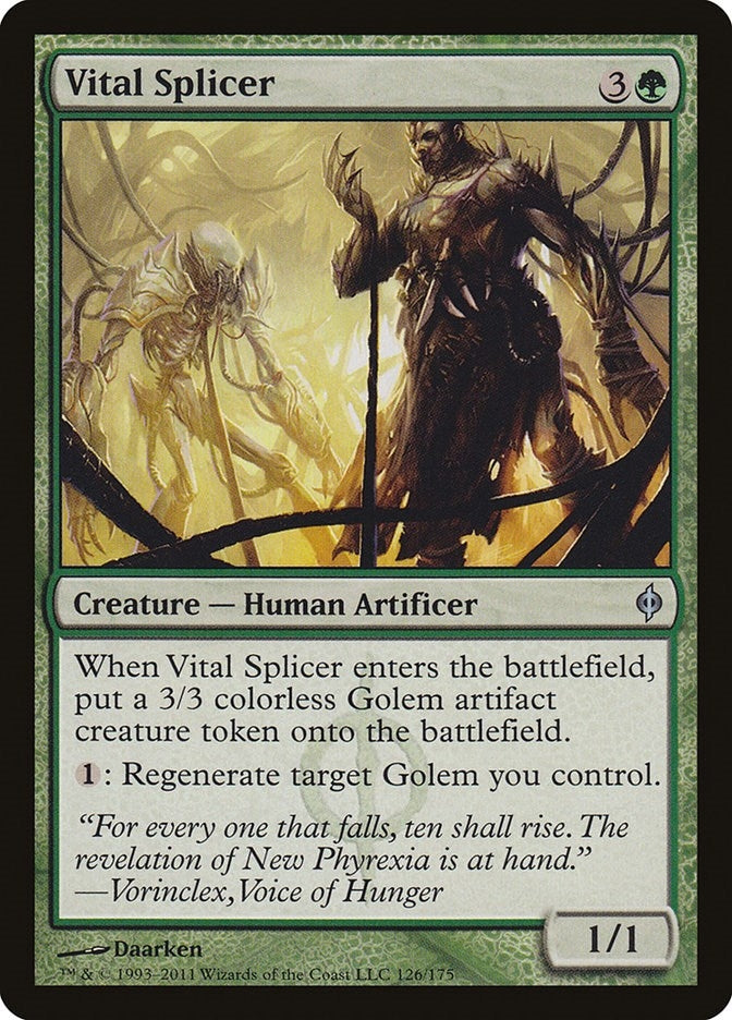 Image for Vital Splicer (126) [New Phyrexia] - Magic: The Gathering