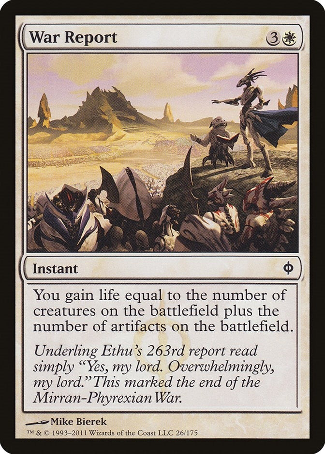 Image for War Report (26) [New Phyrexia] - Magic: The Gathering