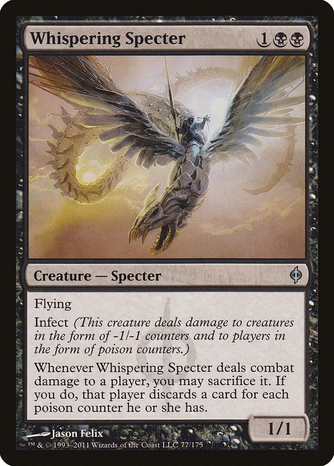 Image for Whispering Specter (77) [New Phyrexia] - Magic: The Gathering