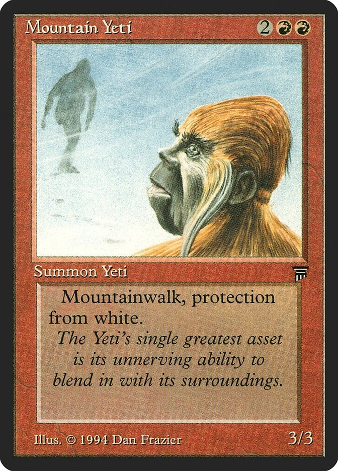 Image for Mountain Yeti [Legends] - Magic: The Gathering