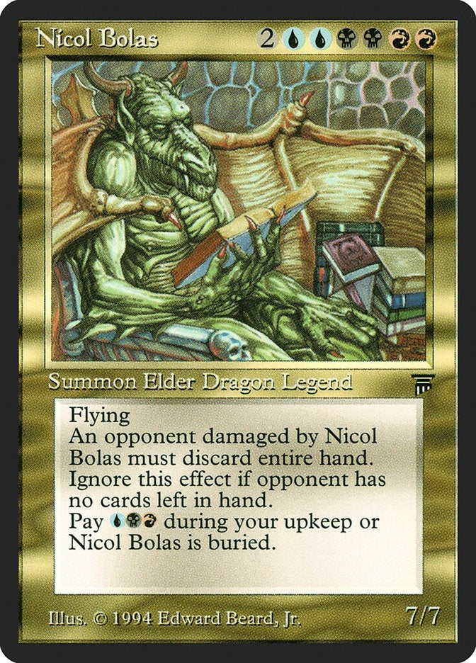 Image for Nicol Bolas [Legends] - Magic: The Gathering