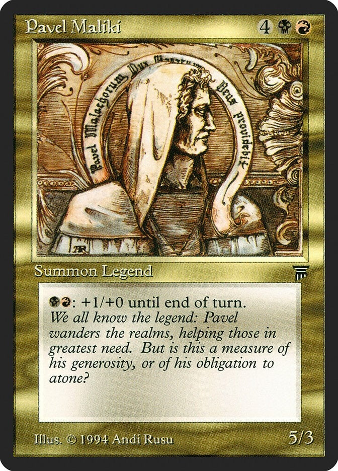 Image for Pavel Maliki [Legends] - Magic: The Gathering