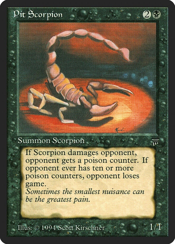 Image for Pit Scorpion [Legends] - Magic: The Gathering